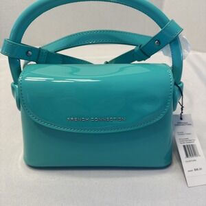 French‎ Connection Bag Top Handle Crossbody Turquoise